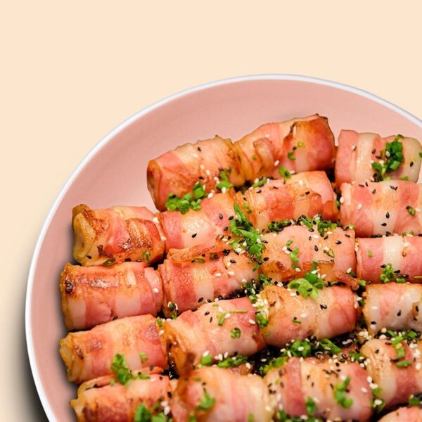 Prawns Wrapped in Bacon